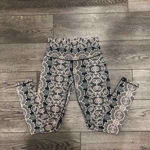 DYI Lace Print Legging Full Length